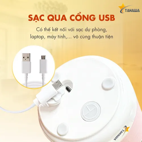 Máy xay sinh tố cầm tay Tahawa TH-826 dung tích 300ml