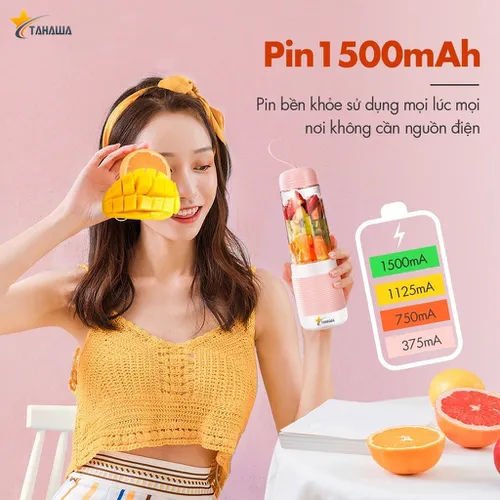 Máy xay sinh tố cầm tay Tahawa TH-826 dung tích 300ml