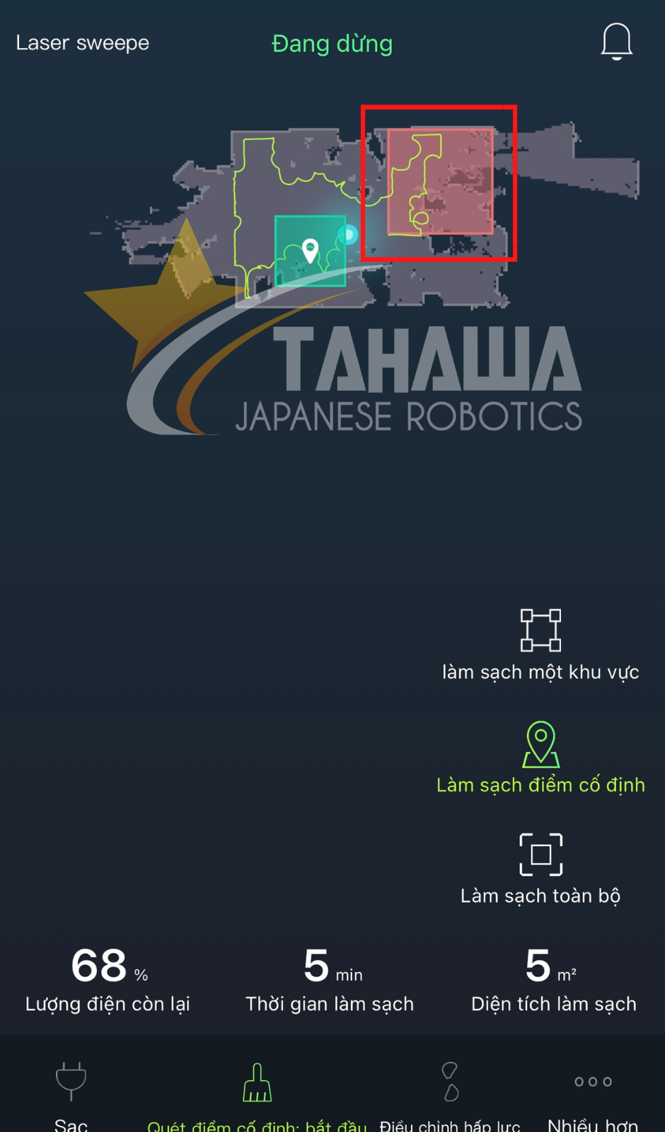 Vẽ tường ảo trên robot hút bụi lau nhà Tahawa Nhật Bản Vẽ tường ảo trên robot hút bụi lau nhà Tahawa Nhật Bản