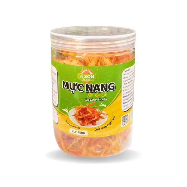 Mực nang sốt kim chi