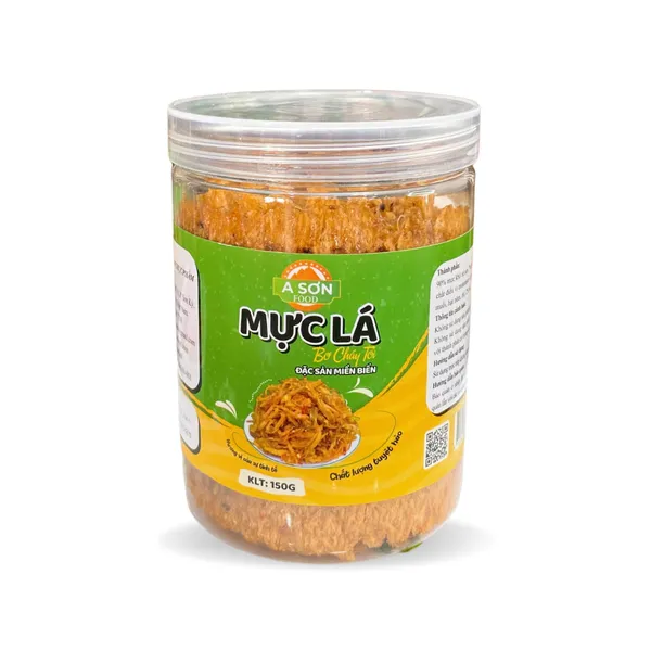 Mực lá bơ cháy tỏi
