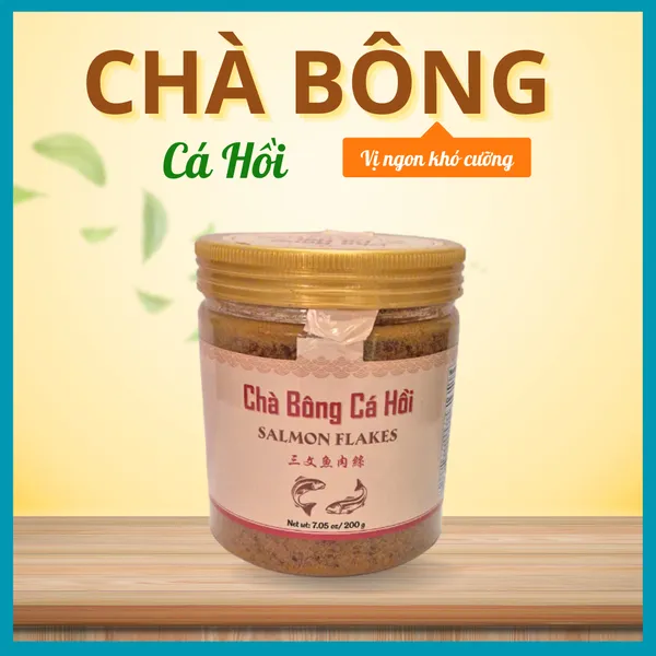 Chà bông cá hồi