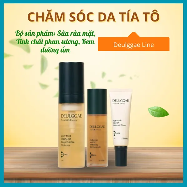 Bộ sản phẩm chăm sóc da tía tô