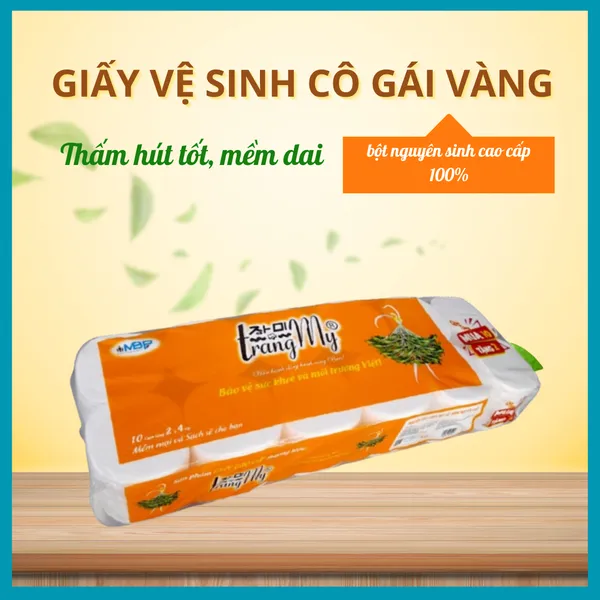 Giấy vệ sinh cô gái vàng