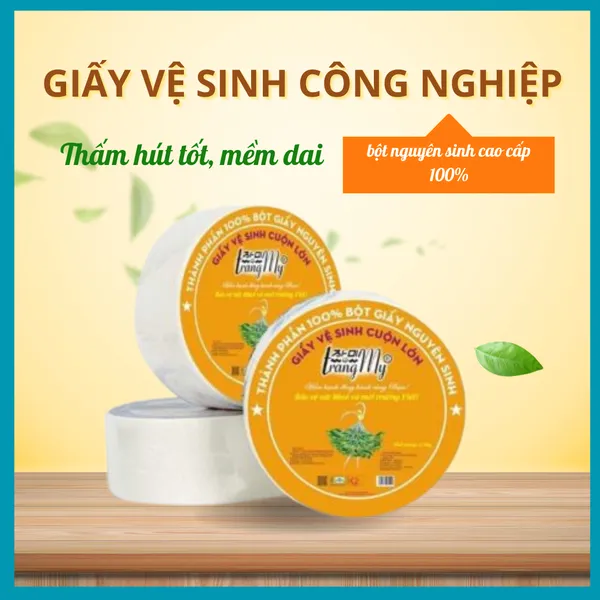 Giấy vệ sinh công nghiệp vàng