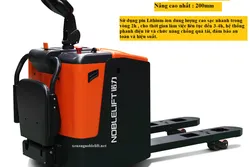 Xe nâng tay điện kéo pallet tải trọng 2000kg