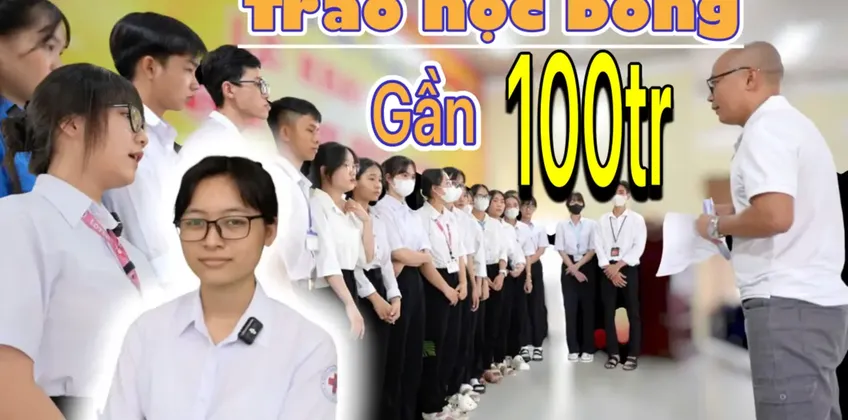 Gần 100.000.000₫ tiền học bổng được Cao Trung trao tặng cho Sinh Viên có hoàn cảnh khó khăn trường CĐ Y Tế Kiên Giang!