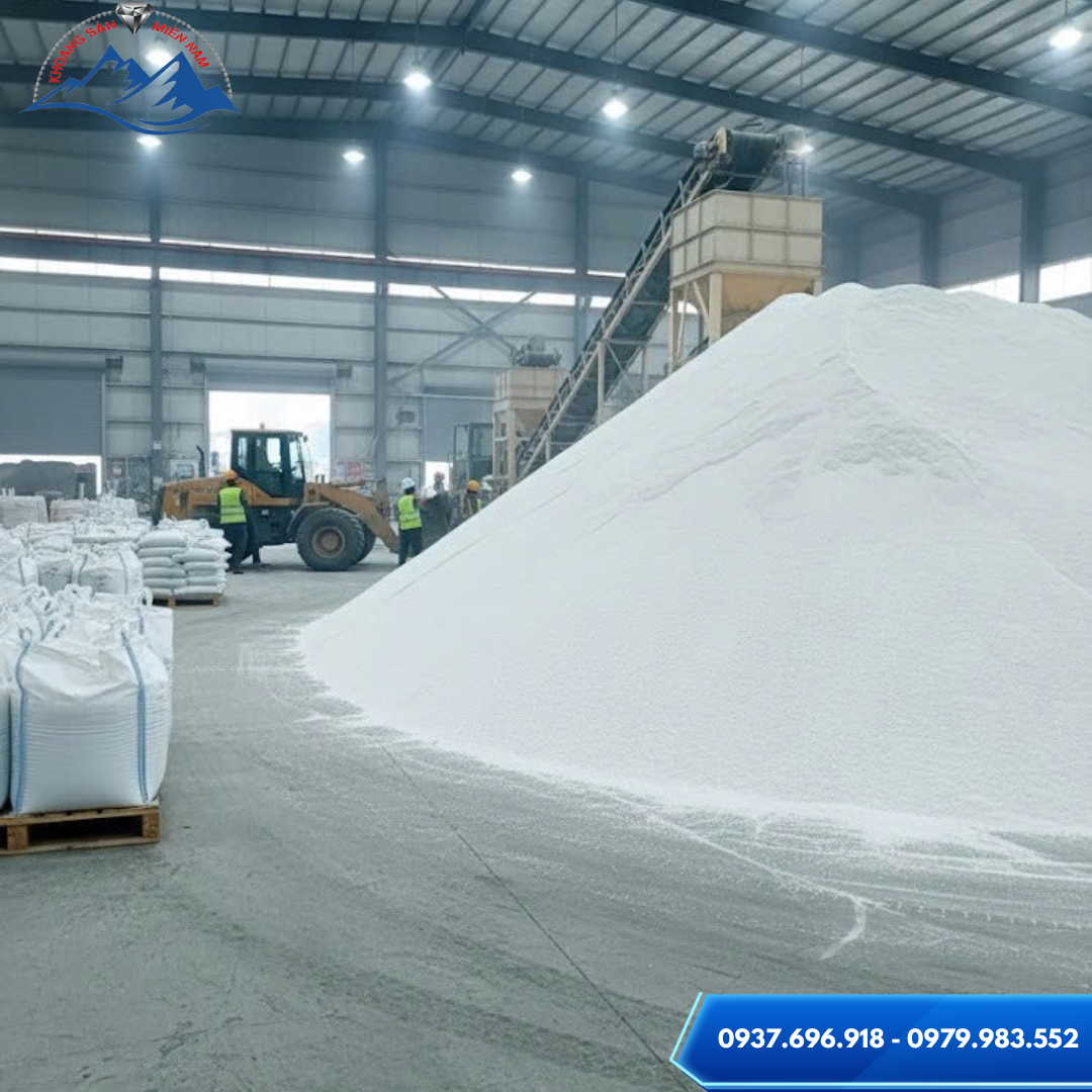 xường sản xuất cát trắng