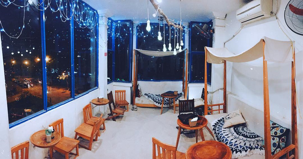 cát trắng trang trí quán cà phê cát trắng trang trí quán cà phê