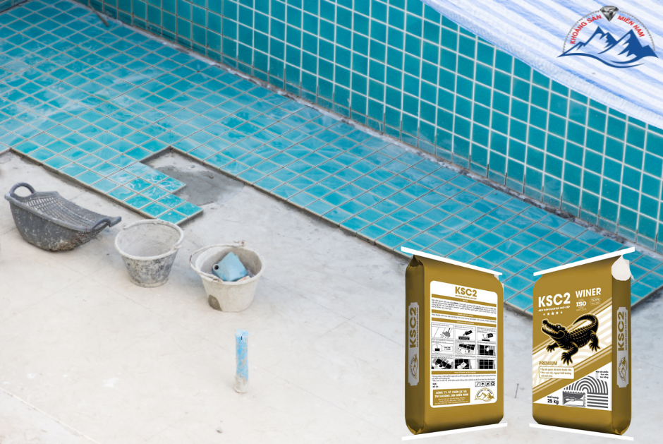 keo dán gạch bể bơi keo dán gạch bể bơi