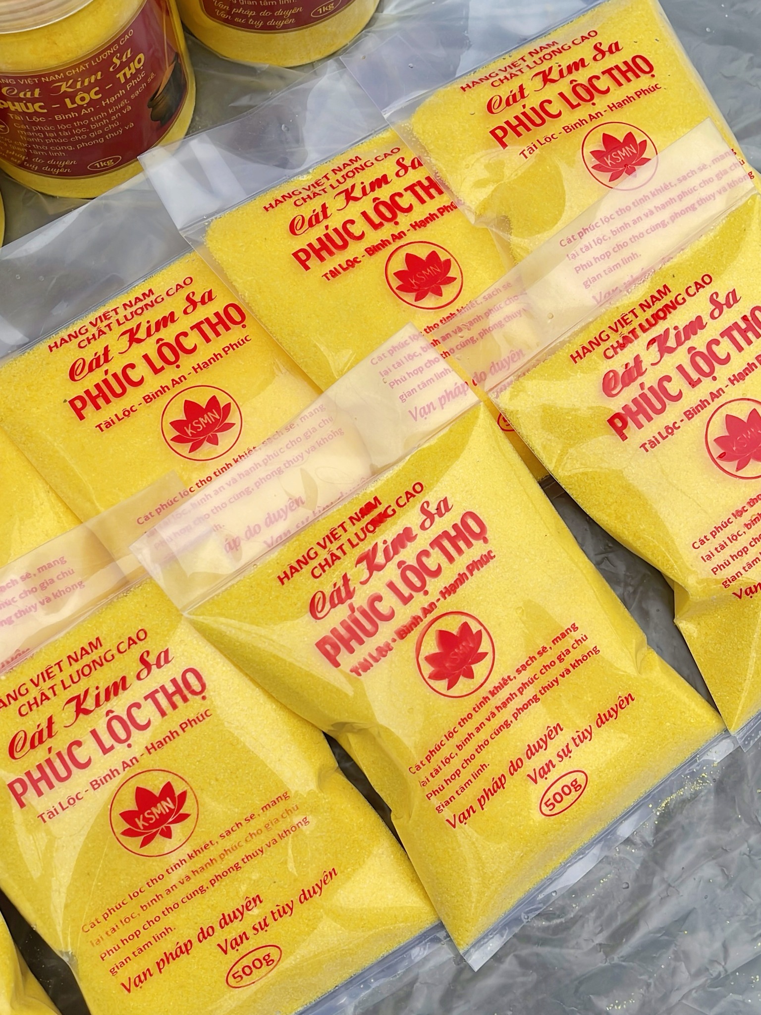 cát vàng kim sa gói 500gr cát vàng kim sa gói 500gr