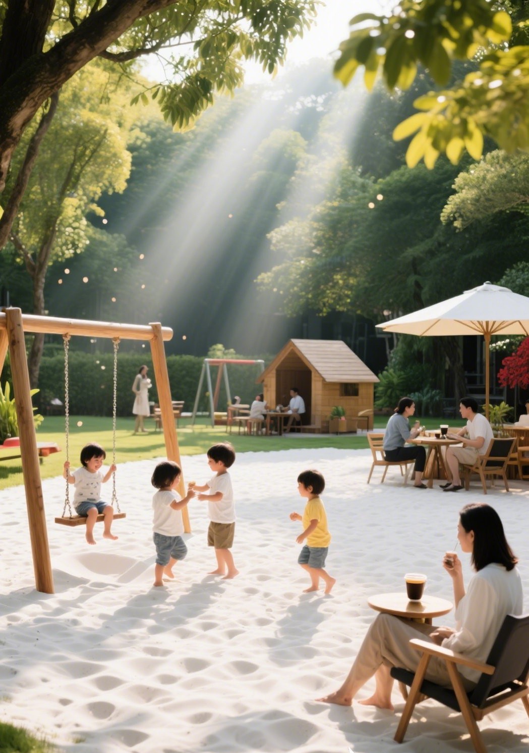 cát trắng trang trí quán cà phê cát trắng trang trí quán cà phê