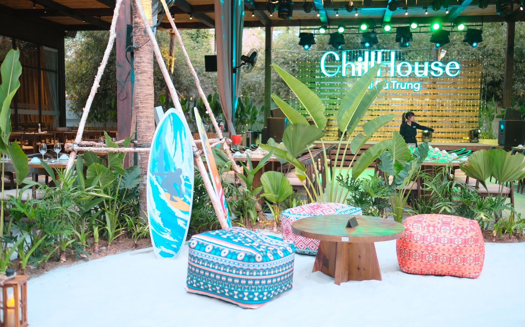 cát trang trí quán cà phê cát trang trí quán cà phê