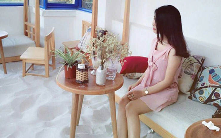 cát trắng quán cà phê cát trắng quán cà phê