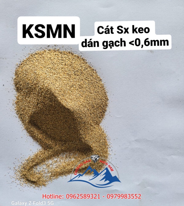 Cát làm keo dán gạch Cát làm keo dán gạch