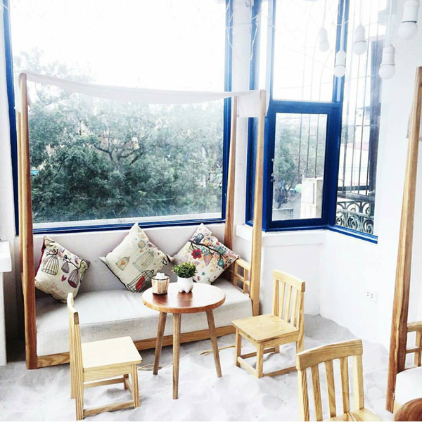 cát trắng quán cà phê cát trắng quán cà phê