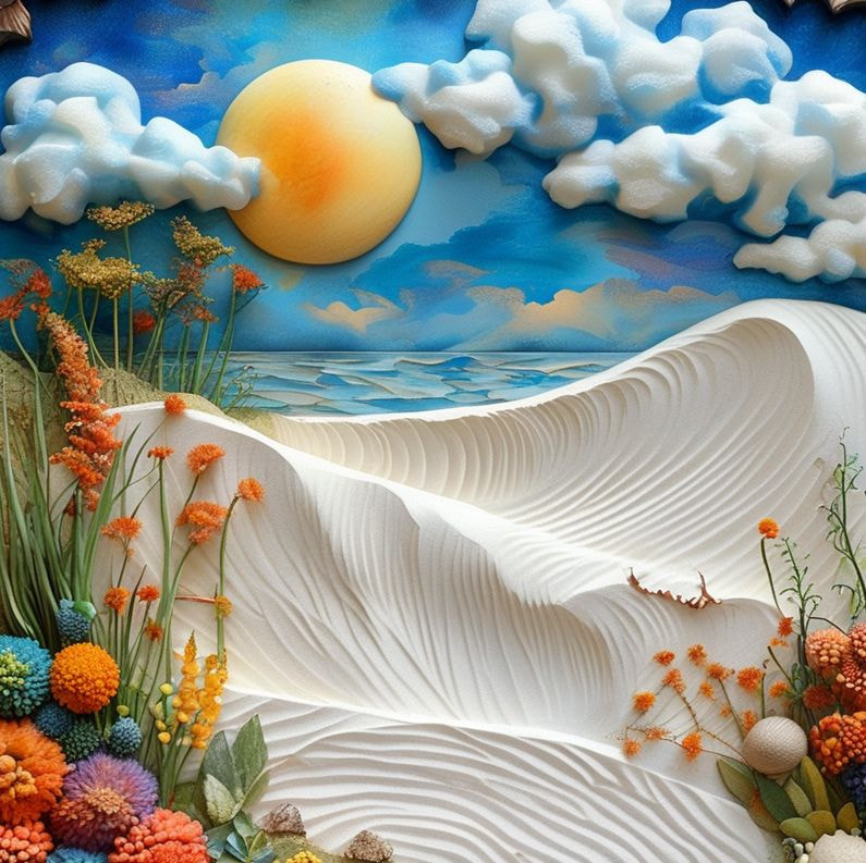 cát làm hội họa cát làm hội họa