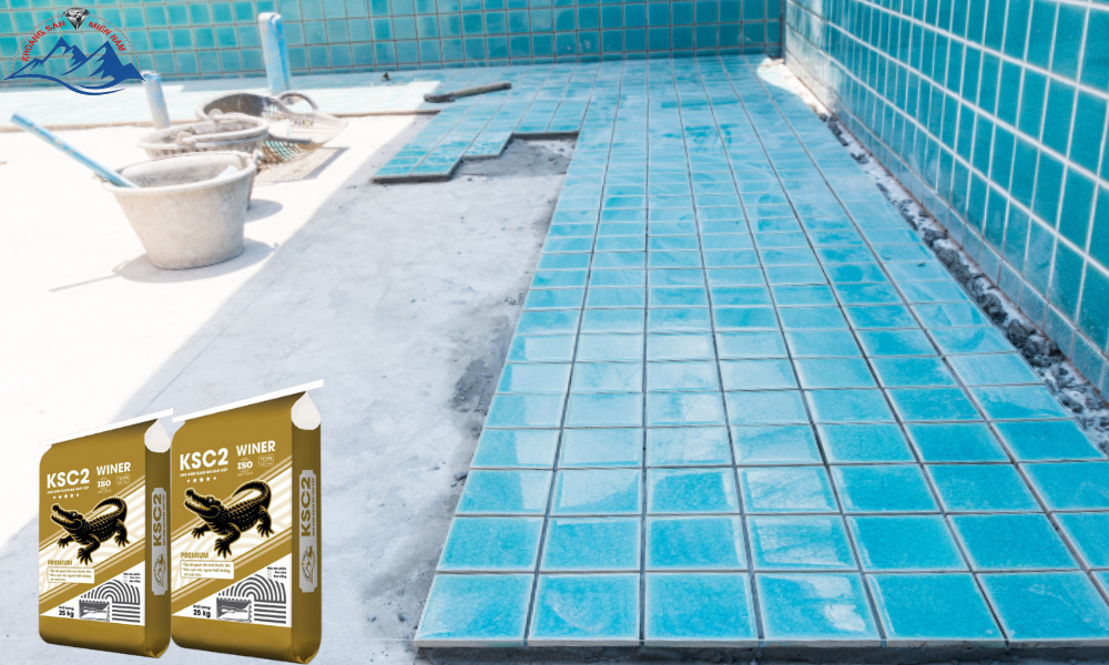 keo dán gạch bể bơi keo dán gạch bể bơi