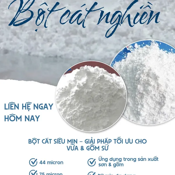 Bột cát nghiền 75micron