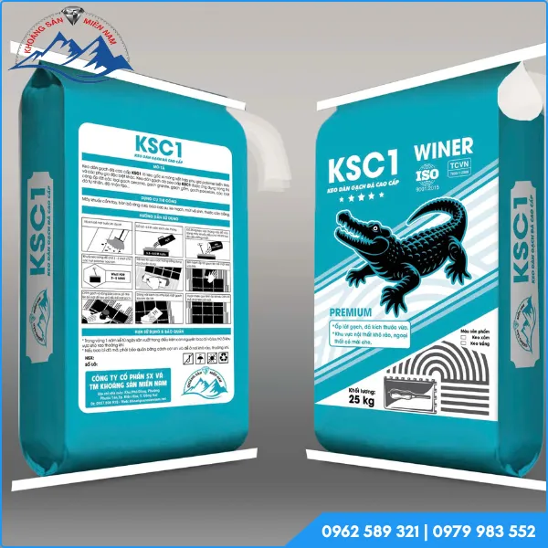 Keo dán gạch KSC1 Winer - Bám chắc như cá sấu bền vững mọi công trình