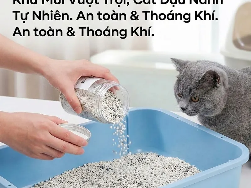Cát Cho Thú Cưng – Giải Pháp Nhỏ Giúp Không Gian Sống Luôn Sạch Sẽ