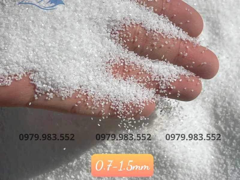 Cát Thạch Anh 0.7–1.5mm – Vật Liệu Đa Ứng Dụng Trong Nhiều Lĩnh Vực