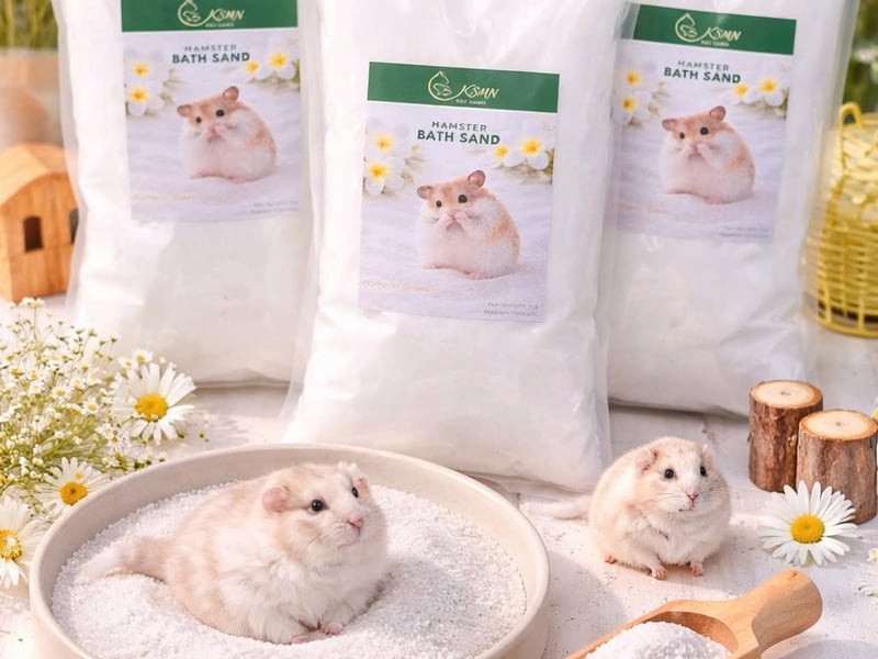 Cát Tắm Hamster Là Gì Và Vì Sao Bắt Buộc Phải Có?