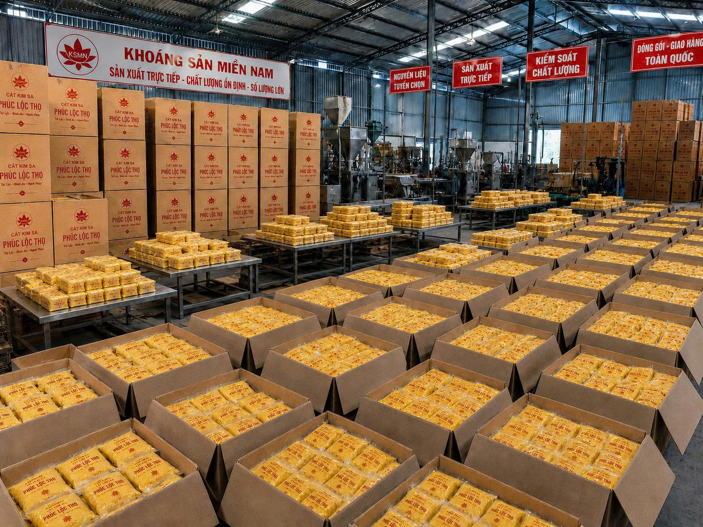 Xưởng sản xuất cát kim sa Phúc Lộc Thọ Xưởng sản xuất cát kim sa Phúc Lộc Thọ