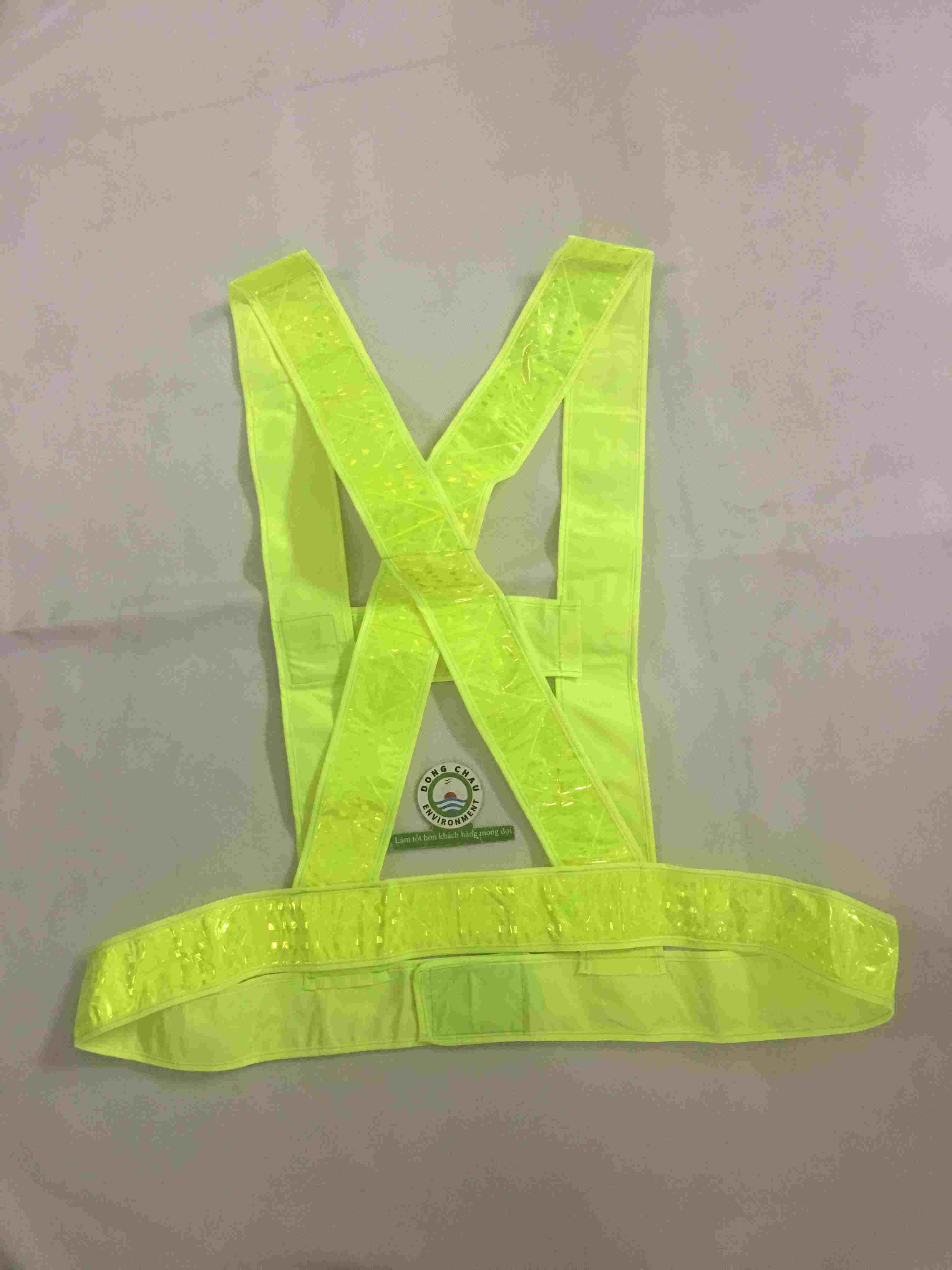 Áo dây phản quang nhựa caro