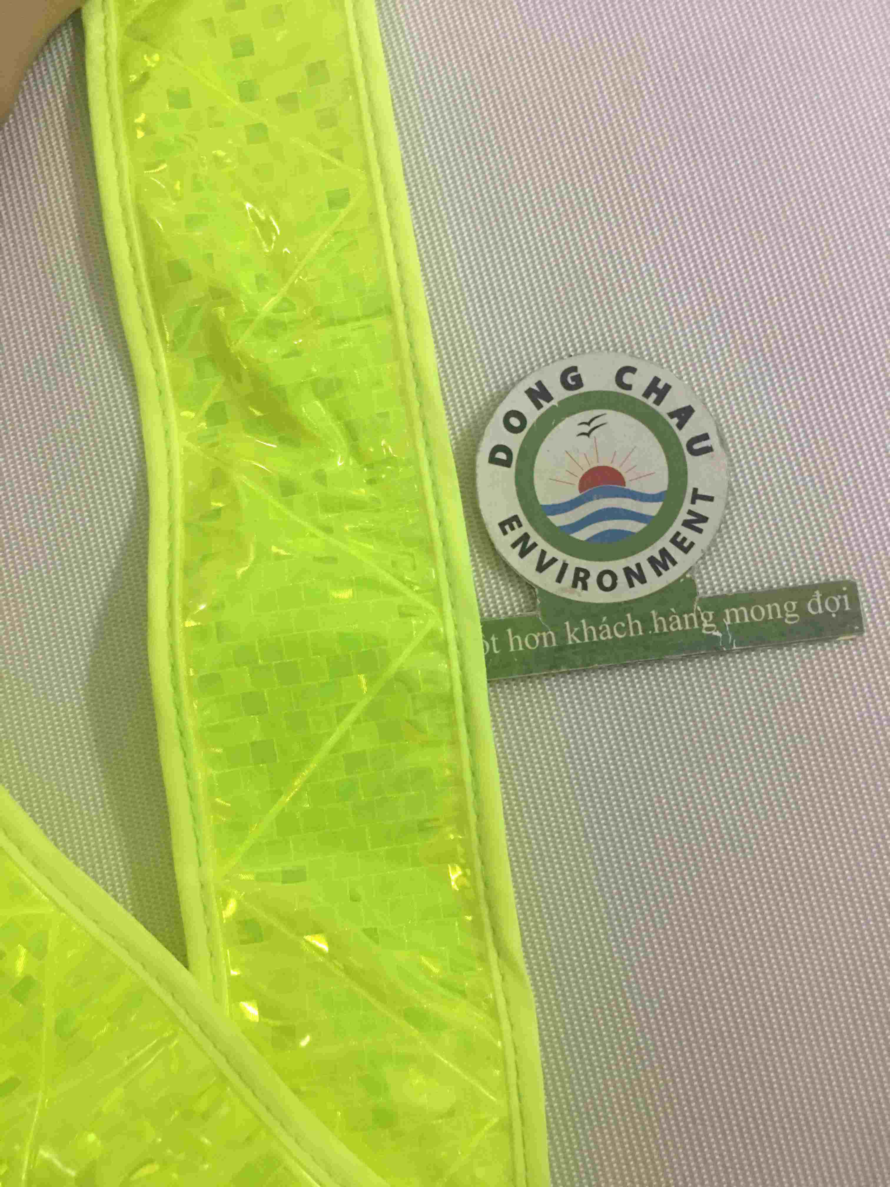 Áo dây phản quang nhựa caro