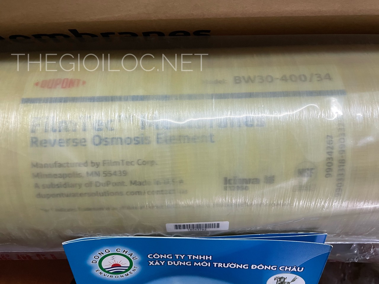 mã hàng Màng lọc RO DUPONT BW30-400 (usa) áp cao 8040