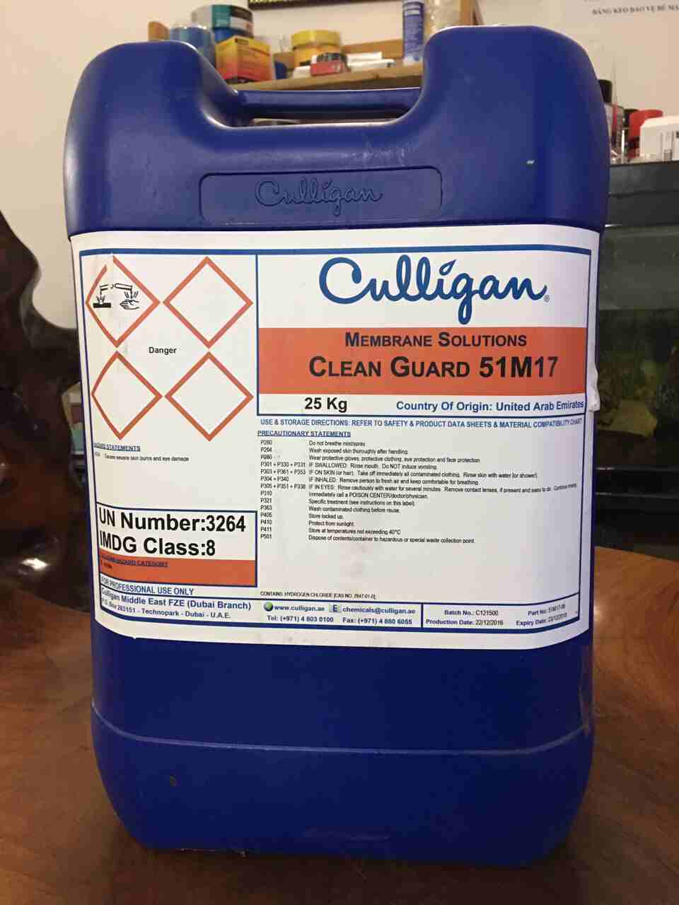 Hoá chất tẩy rửa màng RO Clean Guard 51M17