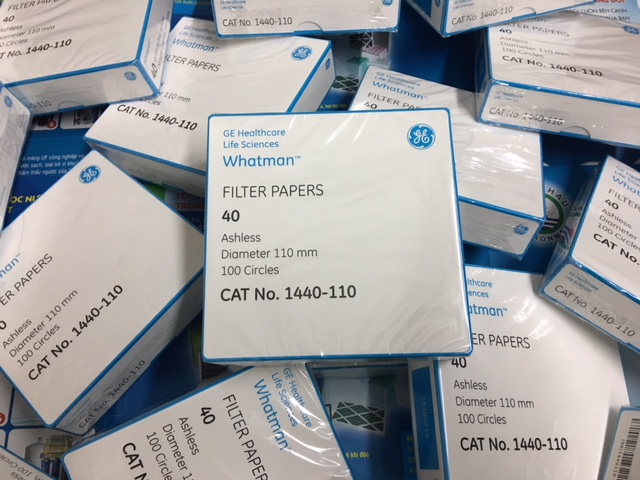 Giấy lọc Whatman 1440-110 lọc cặn hóa chất phòng thí nghiệm