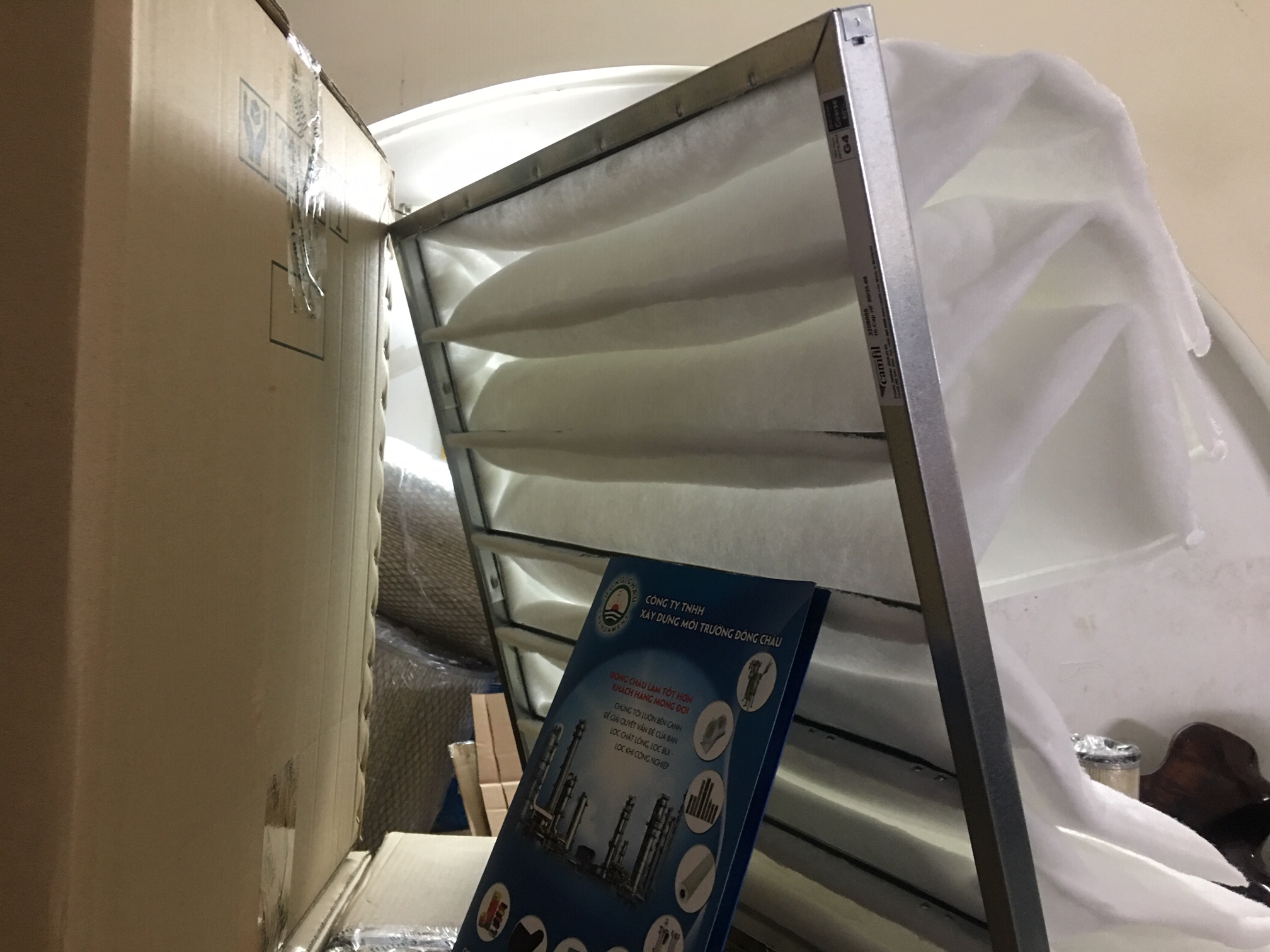 đông châu phân phối Khung lọc khí camfil G4 dạng túi lọc thô