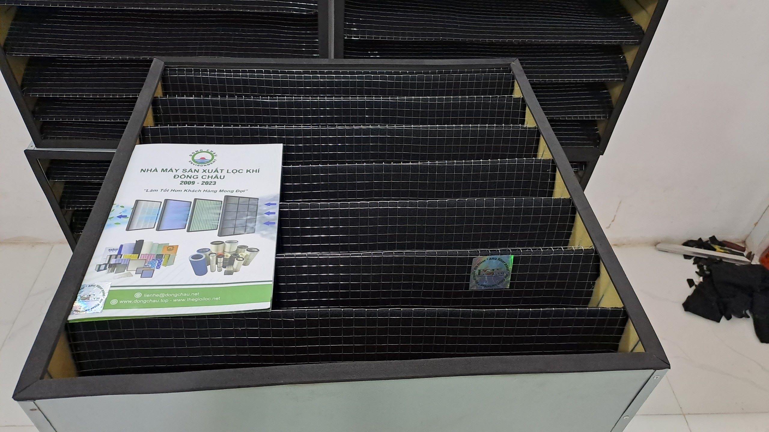 chất liệu Khung Lọc Khử Mùi Carbon Mặt Lưới