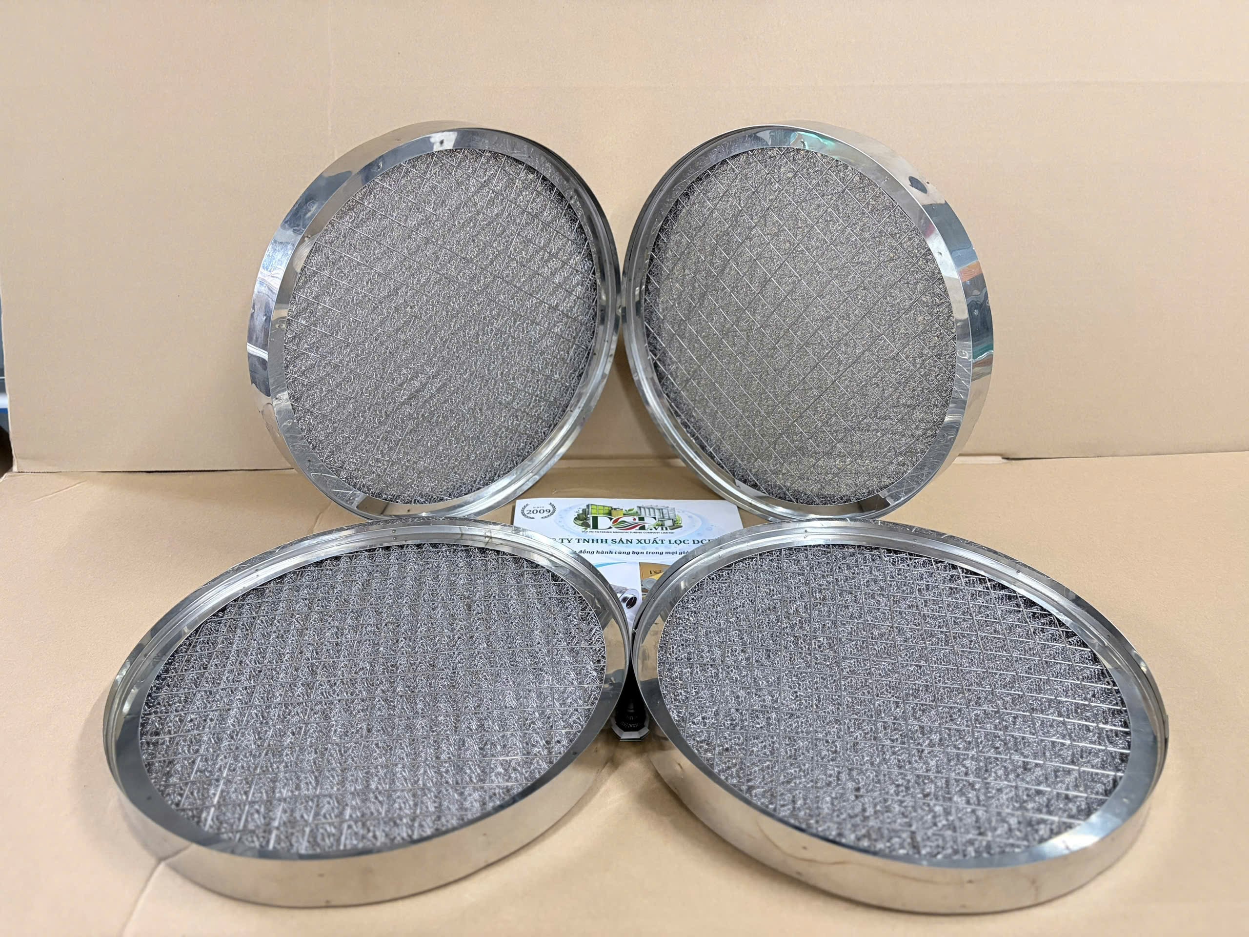 Khung lọc bùi nhùi inox hình tròn giá gốc | DCF.vn