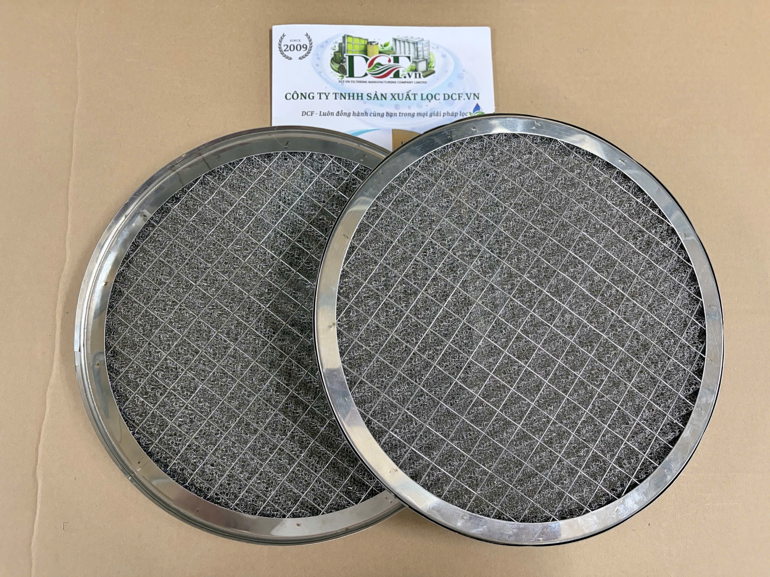 Khung lọc bùi nhùi inox hình tròn giá gốc | DCF.vn
