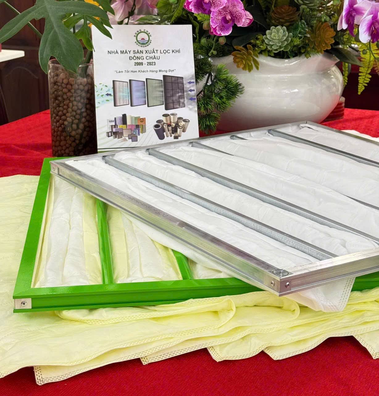 Khung lọc túi medium phủ sơn chống tĩnh điện