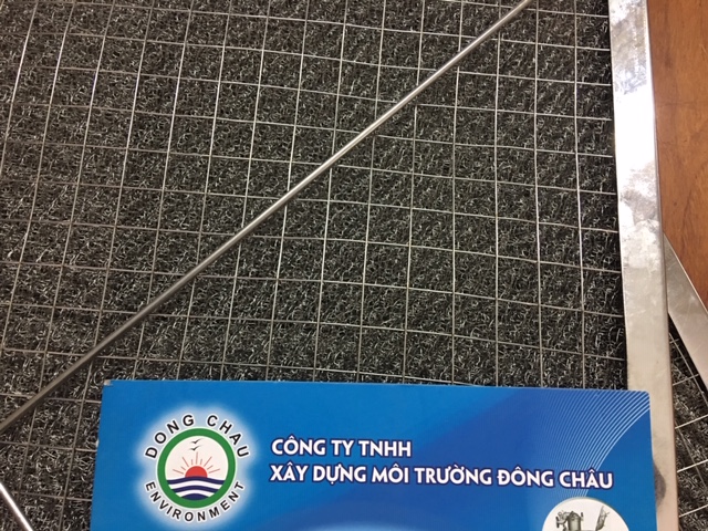 chất liệu Khung lọc khí công nghiệp bùi nhùi inox Demister