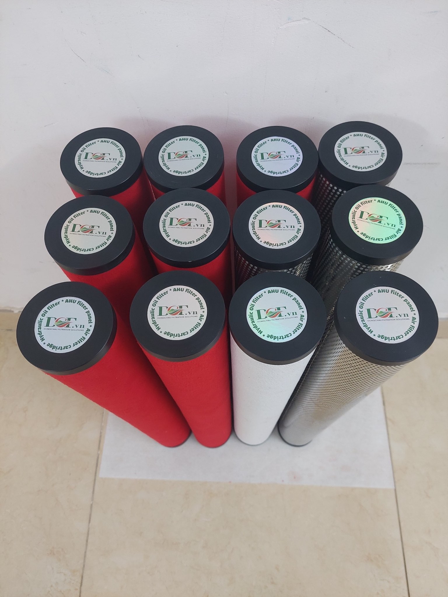 đáy Lõi lọc đường ống khí nén