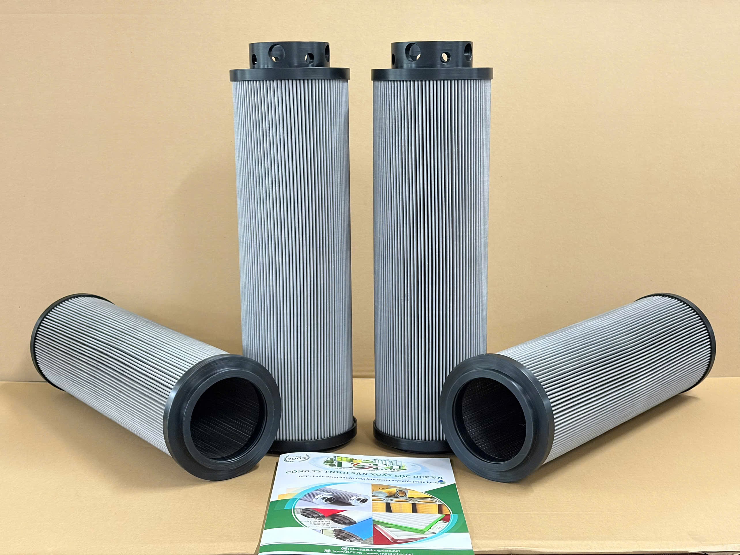 Lọc thủy lực 3 micron DCF.vn Đáy Luppe 6 bar