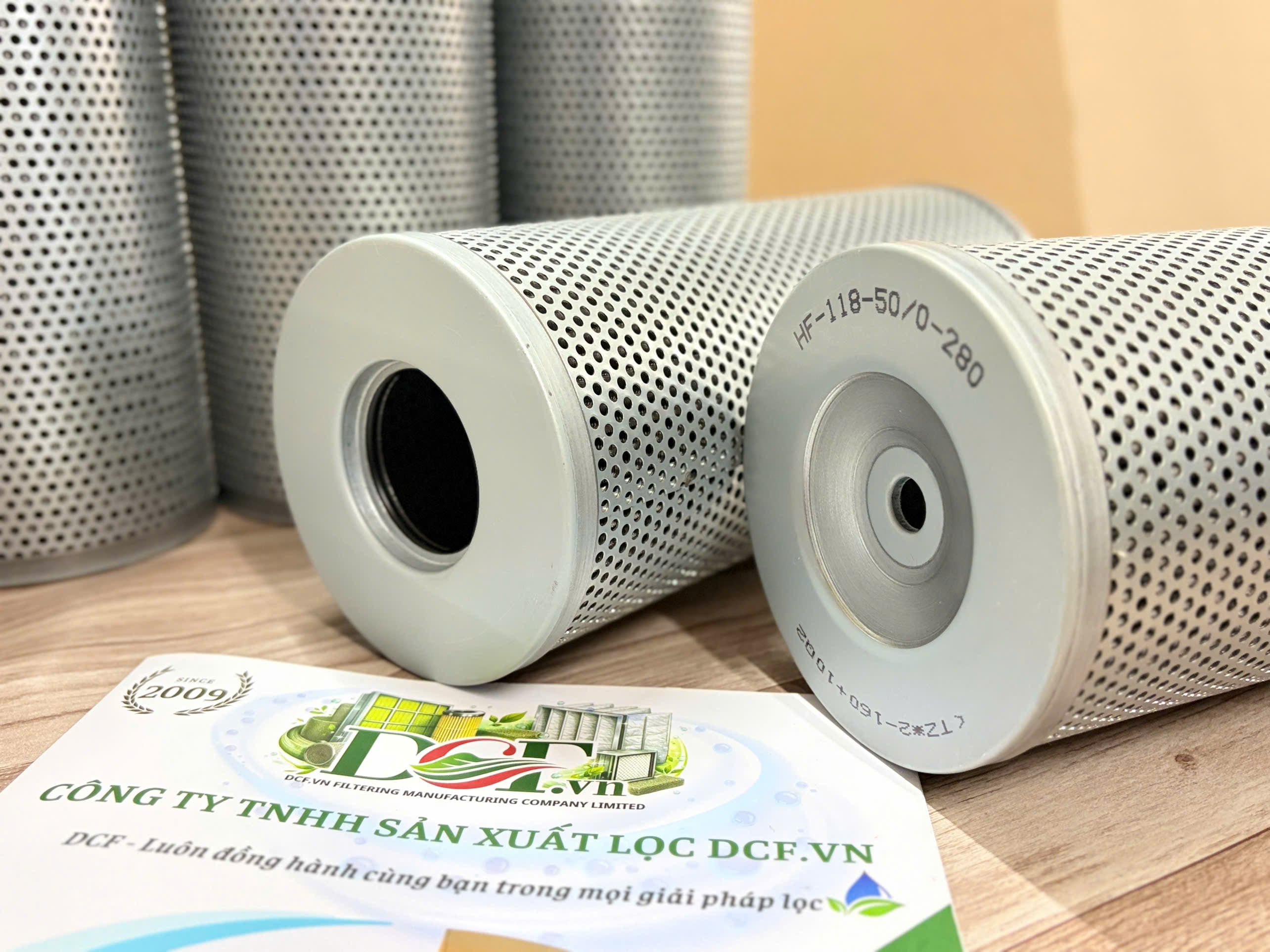 DC-HF-118-S50/10-280-SS/P/213 – Lọc thủy lực CK 10815-10817, OD118 x Sin 50/10 x H280mm