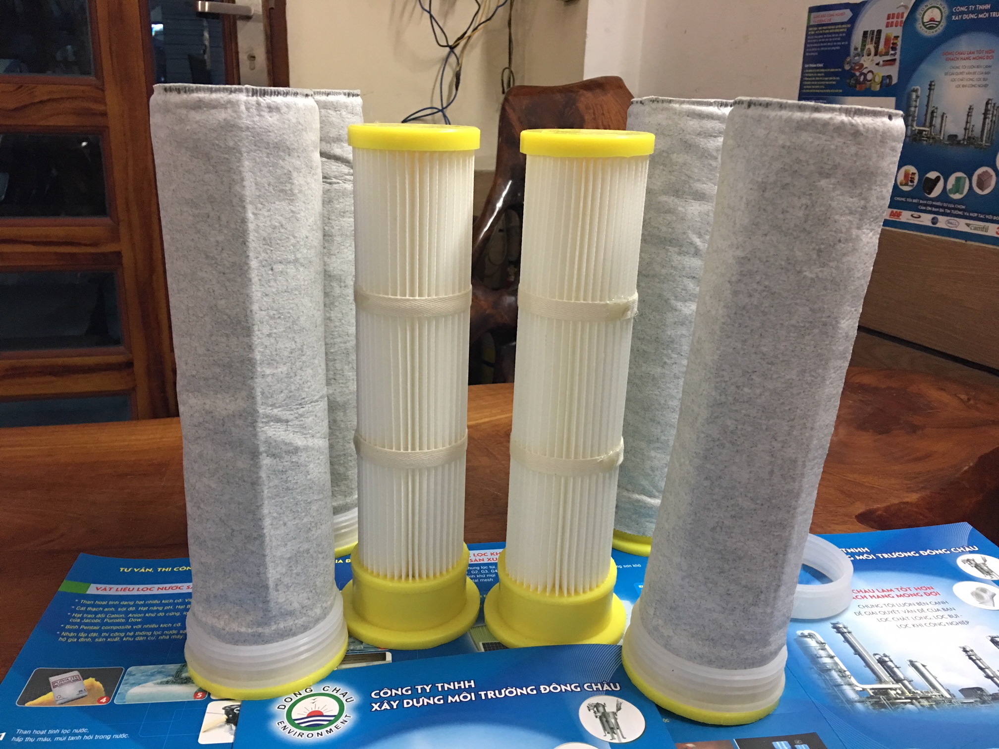 sản xuất Lõi lọc bụi PE bọc vải chống tĩnh điện bên ngoài