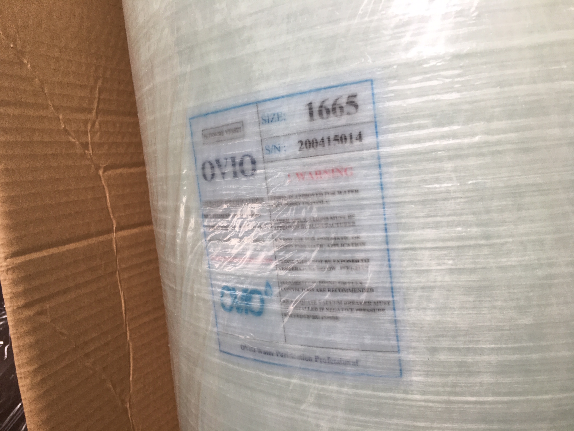 mã hàng Bình lọc tổng composite ovio 1665