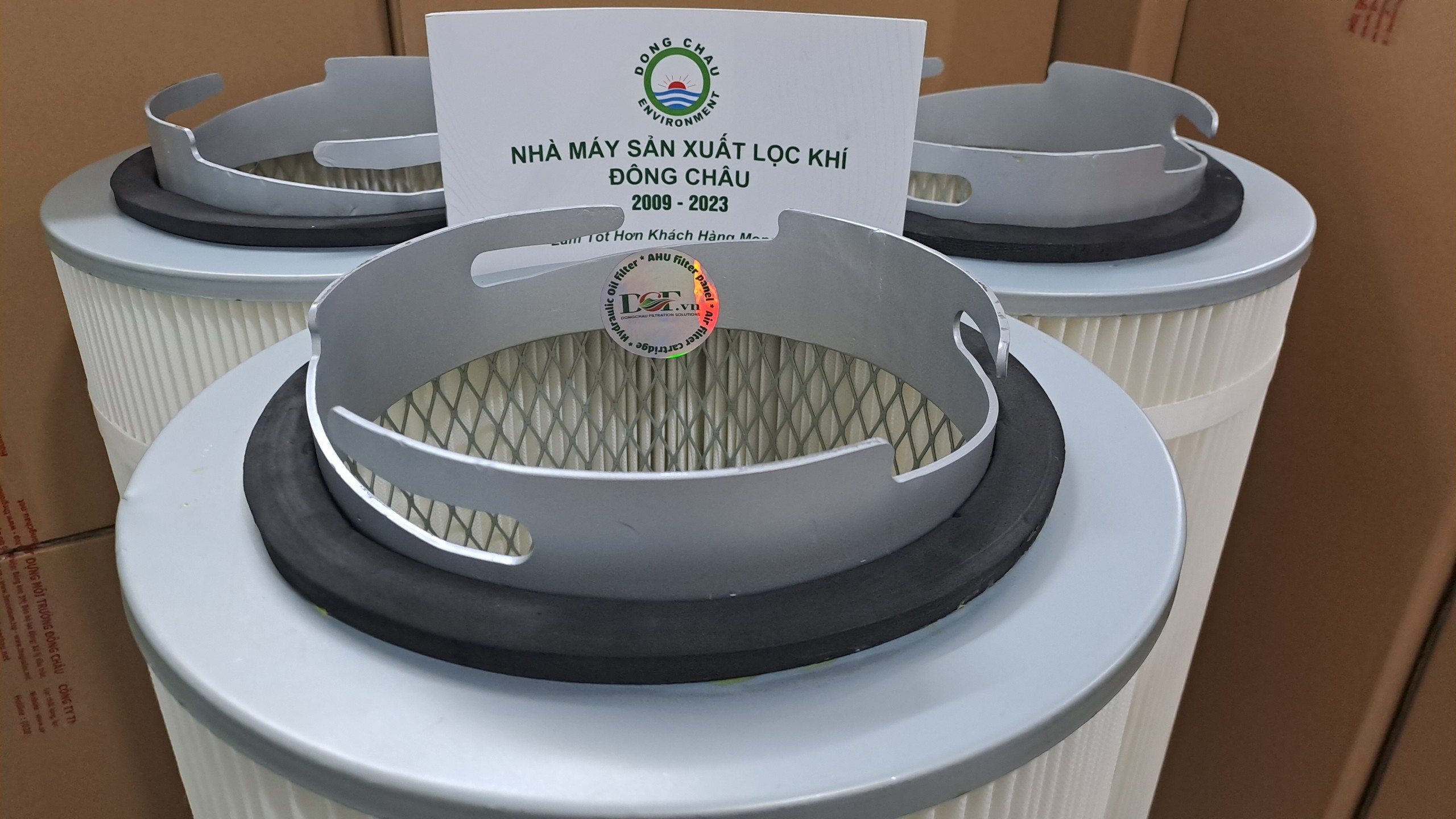 Ứng dụng phin ống lọc bụi có ngàm