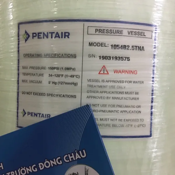 Cột lọc composite Pentair 1054
