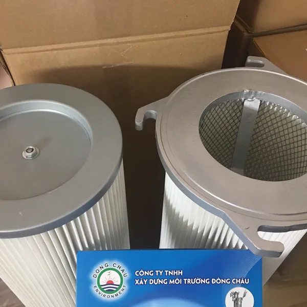 Lõi Lọc Bụi Giấy Nhựa PE Ba Ngàm