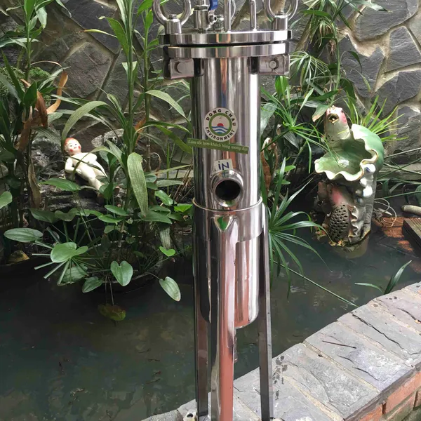 Bình lọc chất lỏng 1 lõi 20 inch Trung Quốc