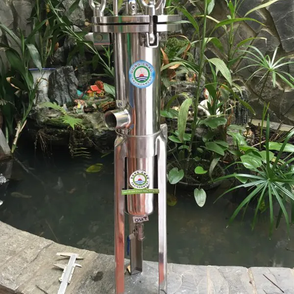 Bình lọc chất lỏng 1 lõi 20 inch Trung Quốc