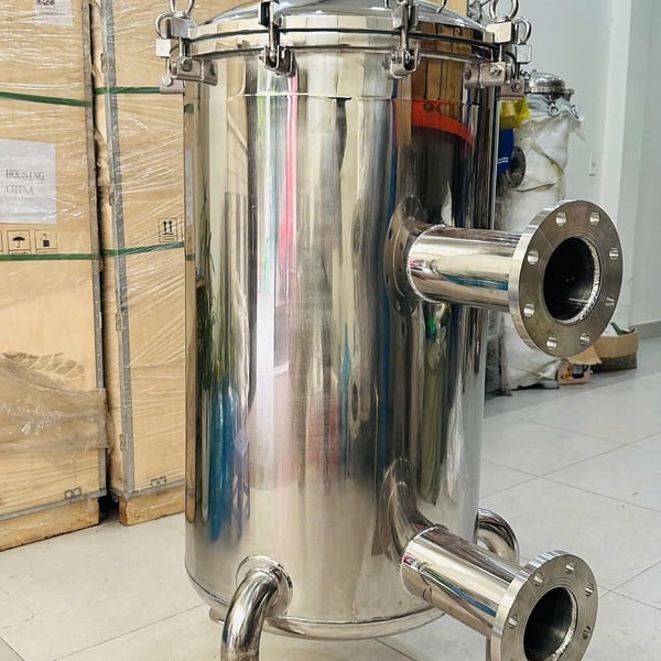 Bình lọc công nghiệp 4 túi size 2 DCF.vn